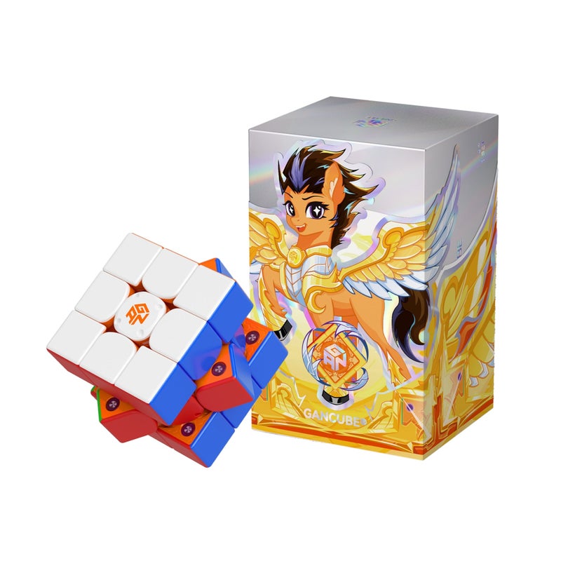 جانكيوب مكعب السرعة المغناطيسي GAN i Carry 4 إصدار سنة الحصان بتصميم فروستد – أحدث إصدار 2026 - Image 1